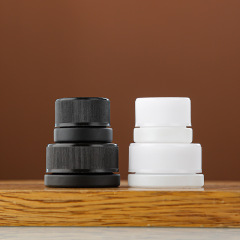Cream bottle light-proof black and white glass cream bottle small capacity travel portable eye cream cosmetic sample empty bottle