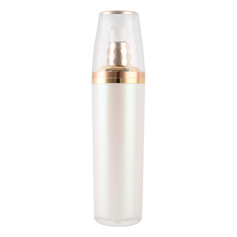 Acrylic skin care bottle set lotion essence cream sub-bottle packaging material high-end pearlescent empty bottle