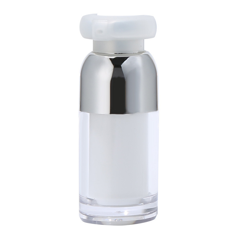 Acrylic lotion cream set bottle advanced simple packaging empty bottle convenient vacuum bottle packaging material