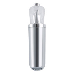 High-end crown bottle acrylic silver double-layer skin care product packaging bottle set water lotion cream vacuum packaging material wholesale