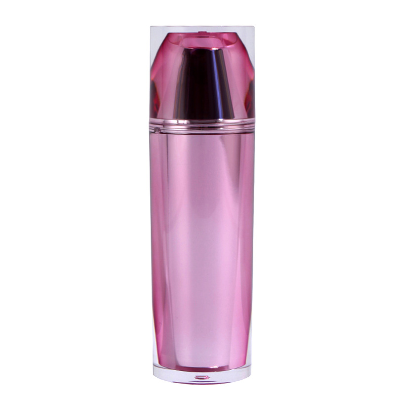 High-end red diamond cosmetic bottle vacuum set acrylic lotion skin care bottle lotion sub-bottle wholesale