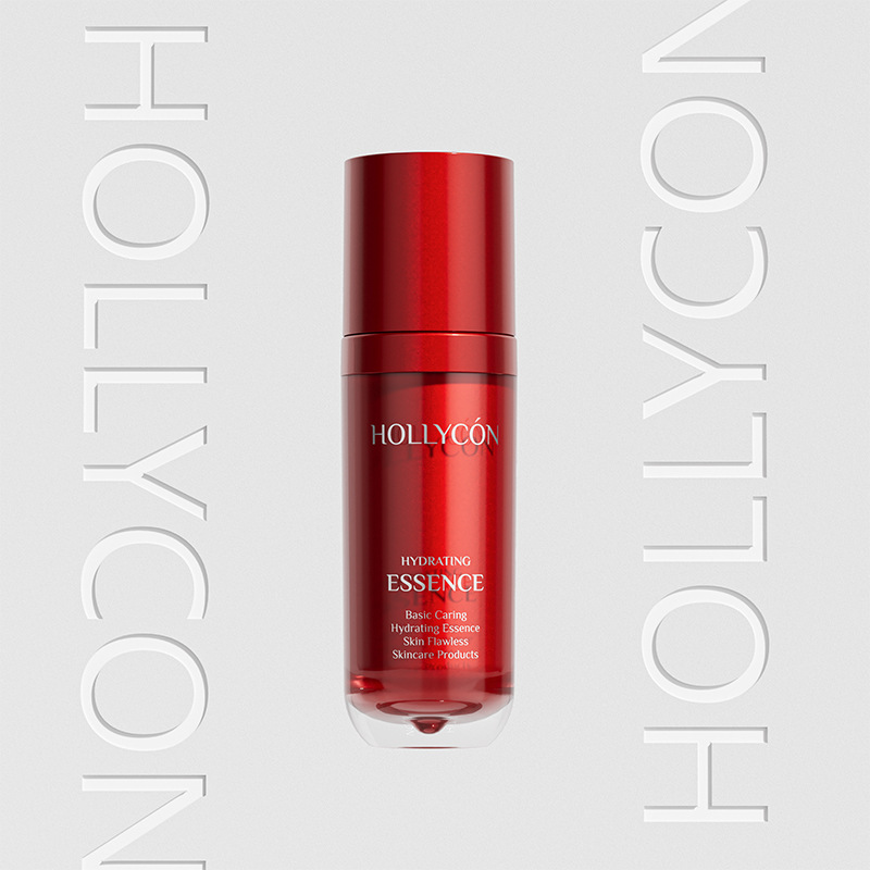 Red cosmetic bottle set squeeze lotion bottle spray empty bottle high-grade cream bottle packaging material wholesale