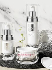 Acrylic cosmetic set bottle high-grade lotion cream bottle squeeze packing empty bottle packaging material