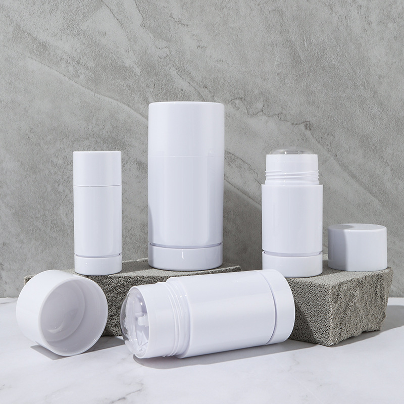 Supply round white long tube fragrance antiperspirant cream empty tube highlight concealer contour blush stick cosmetic packaging material