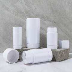 Supply round white long tube fragrance antiperspirant cream empty tube highlight concealer contour blush stick cosmetic packaging material