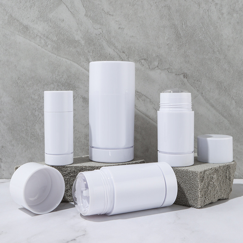 Supply round white long tube fragrance antiperspirant cream empty tube highlight concealer contour blush stick cosmetic packaging material