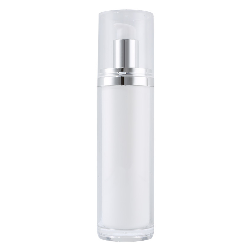 Acrylic cosmetics packaging bottle set packaging material small batch wholesale vacuum press lotion cream bottle packaging