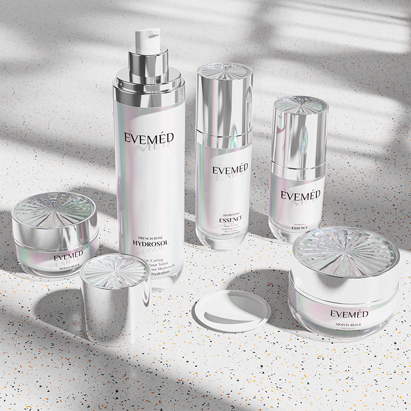Cosmetic set bottle 30g acrylic cream bottle high-end essence lotion packaging small empty bottle