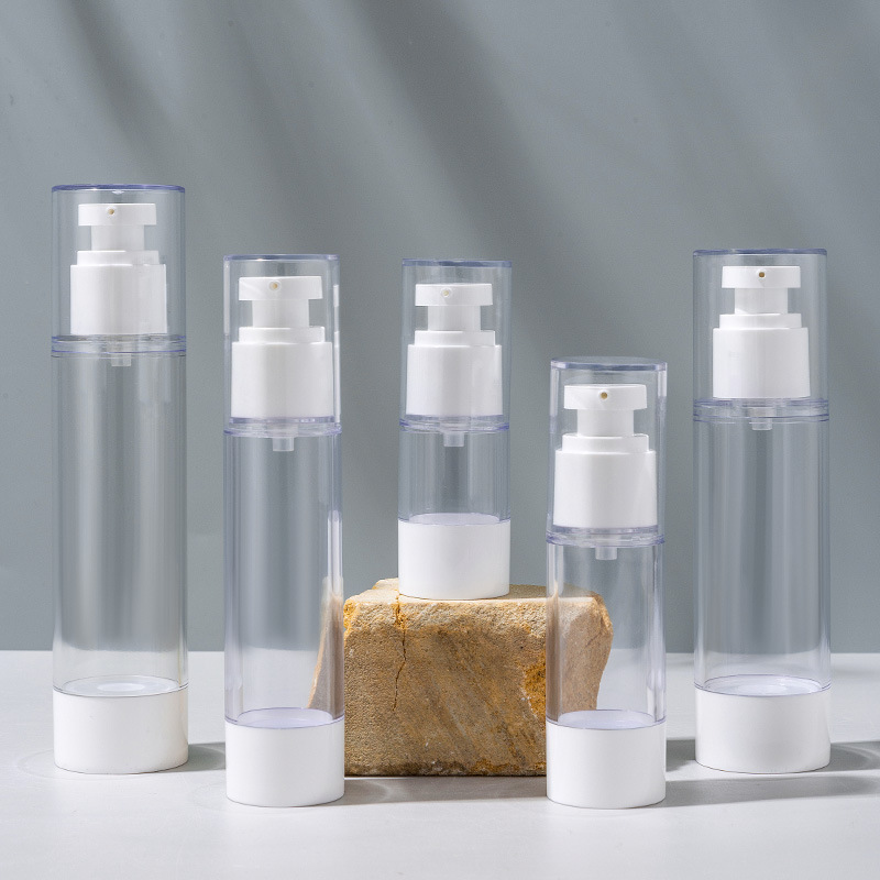 Lotion vacuum bottle cosmetic fine spray bottle 10ml sample press AS empty bottle wholesale