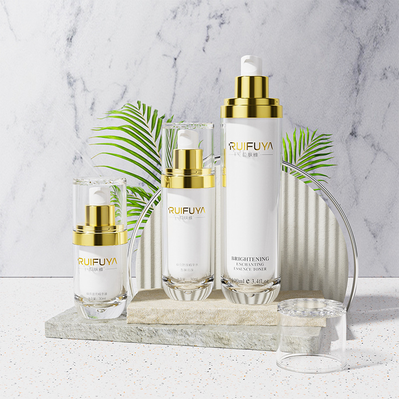 Acrylic lotion bottle cosmetic set bottle lotion packaging small empty bottle packaging material