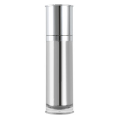 Acrylic lotion bottle set plastic silver reverse edge bottle cosmetic portable bottle packaging material skin care product sub-bottle