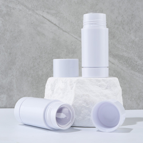 AS white perfume stick solid perfume antiperspirant tube rotating straight round single double layer cover cream tube 15g body perfume tube