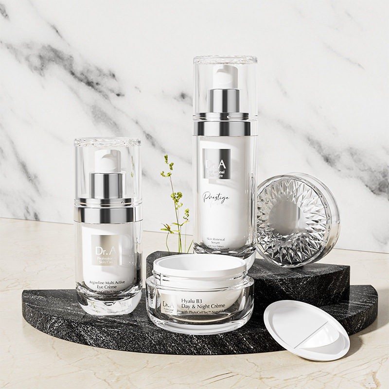 Acrylic cosmetic set bottle high-grade lotion cream bottle squeeze packing empty bottle packaging material