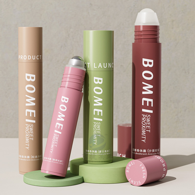 Roller bottle plastic steel ball can be replaced with convenient empty bottle 10ml essential oil roller bottle
