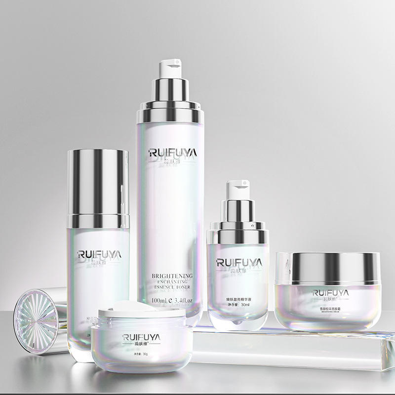 Cosmetic set bottle 30g acrylic cream bottle high-end essence lotion packaging small empty bottle
