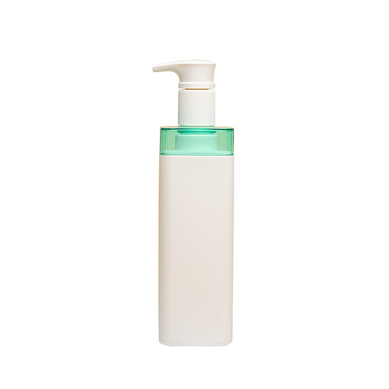 PE contrast color body lotion care packaging material 300ml lotion bottle 500ml shampoo bottle 800ml shower gel bottle