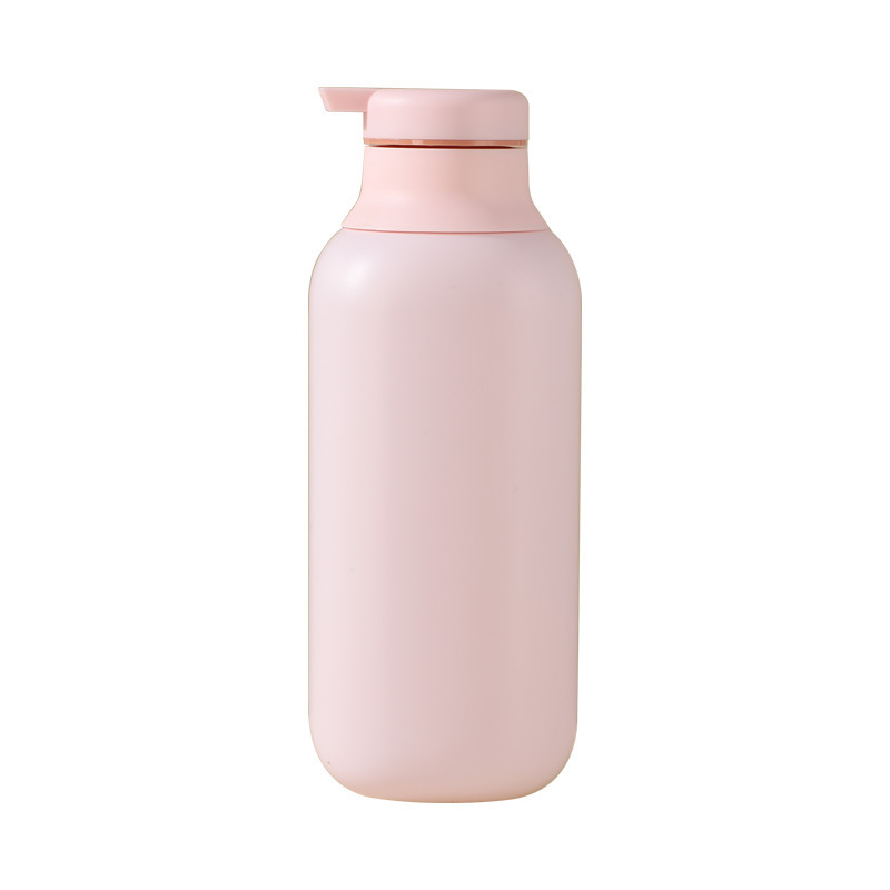 300ml round shoulder cylindrical washing bottle PE maternal and child daily chemical products packaging material shampoo bottle lotion square bottle