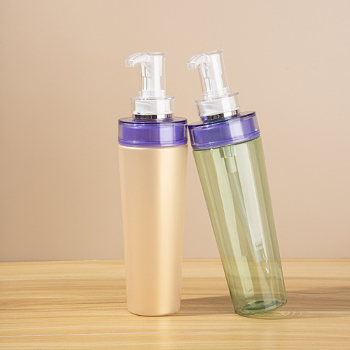 PET push-type shampoo and shower gel bottle 540ml contrast color washing plastic bottle laundry detergent bottle