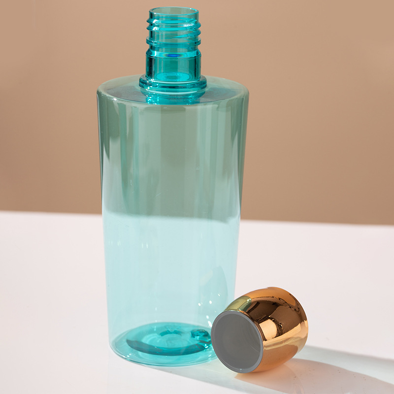 160ml 320ml PET Inverted Cone Bottle with Gold Cap