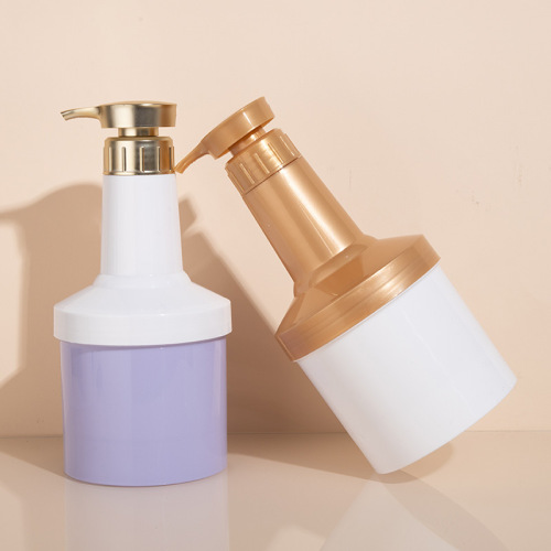 PP plastic wide mouth bottle 500ml cosmetics washing and care packaging material hair mask bottle 1000ml shampoo bottle