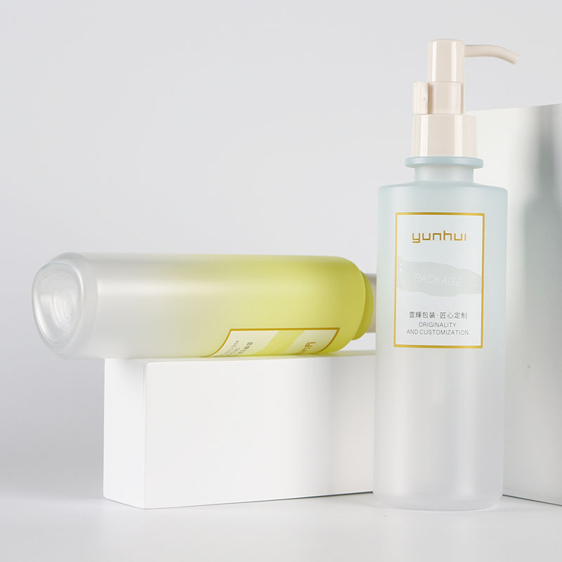 Cosmetic plastic bottle 200ml body lotion bottle PET care lotion bottle shampoo shower gel bottle
