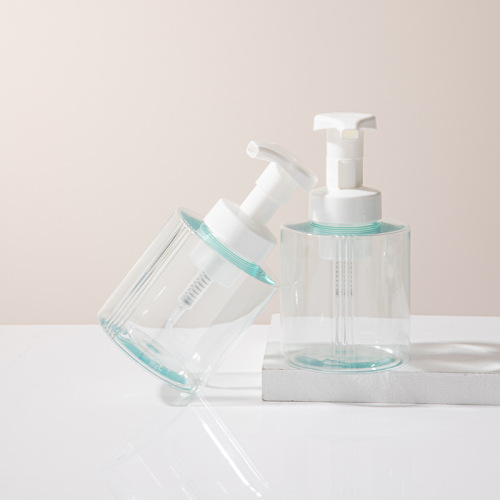 300ml hand soap mousse bottle pet shampoo shower gel foaming bottle laundry detergent bubble bottle