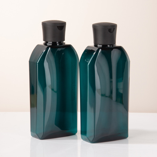 Pet flip cover shampoo shower gel bottle laundry detergent hand soap bottle 300ml body lotion small square bottle