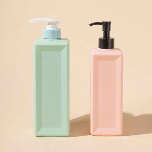 500ml 700ml HDPE Square Pump Bottle