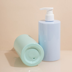 350ml cylindrical washing bottle PET daily chemical products packaging material shampoo bottle shower gel lotion bottle