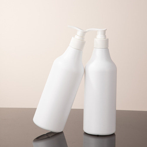 500ml White HDPE Round Pump Bottle