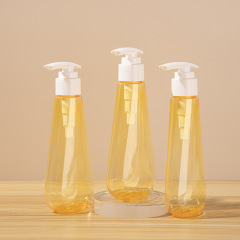 PET toothpaste mouthwash bottle 130ml cosmetic packaging sample press small bottle