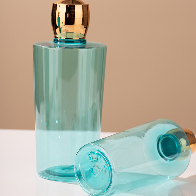 160ml 320ml PET Inverted Cone Bottle with Gold Cap
