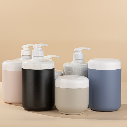 PE cleaning packaging material 800ml wide mouth cream bottle explosion salt mask jar 1000ml scrub bottle
