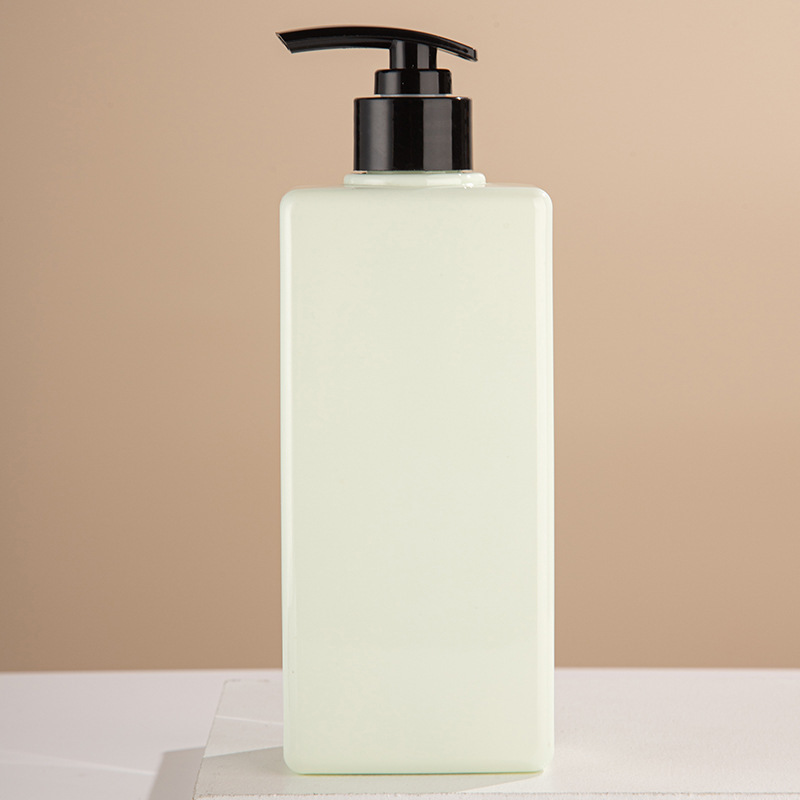 PET flat bottle washing and care packaging material 200/300/400/500ml lotion shampoo bottle shower gel bottle