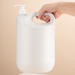 4.3L large capacity shampoo bottle laundry detergent press bottle shower gel PE plastic bottle