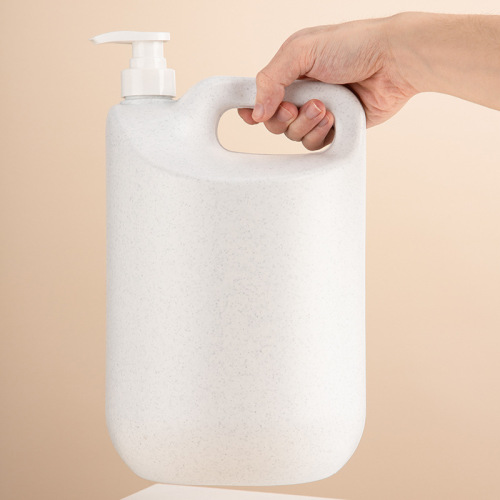 4.3L large capacity shampoo bottle laundry detergent press bottle shower gel PE plastic bottle