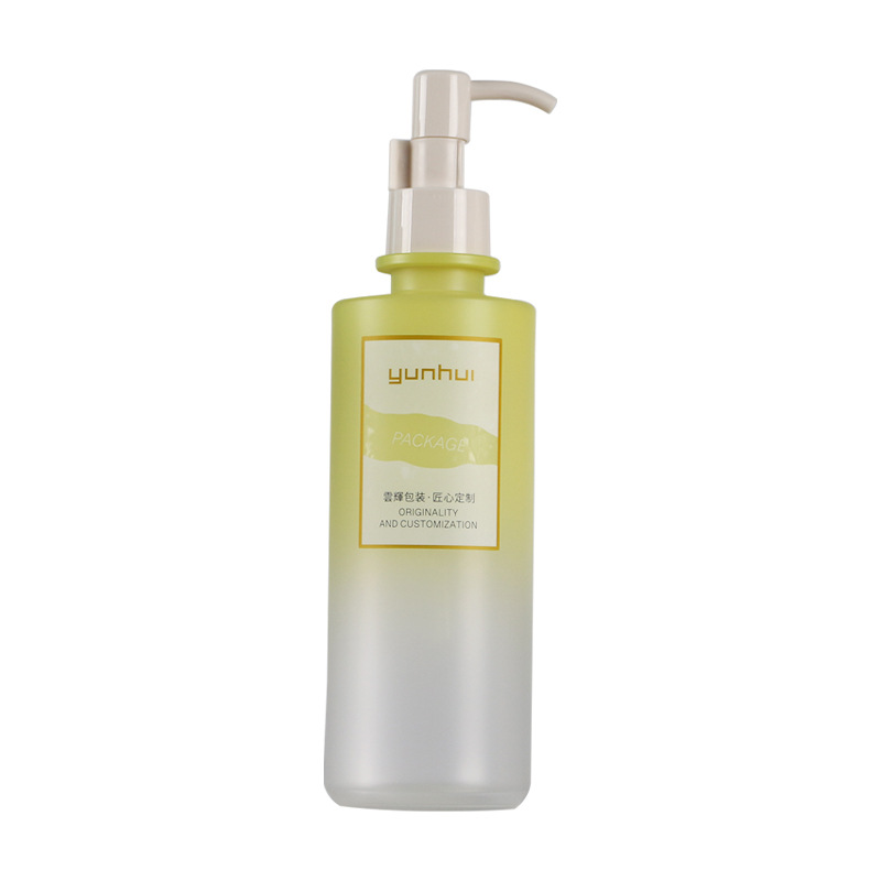 Cosmetic plastic bottle 200ml body lotion bottle PET care lotion bottle shampoo shower gel bottle