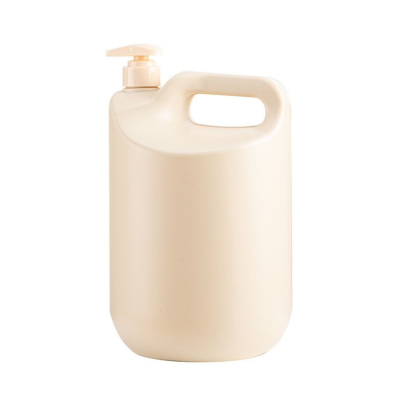 4.3L large capacity shampoo bottle laundry detergent press bottle shower gel PE plastic bottle
