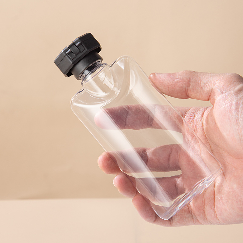 Snap-on flip-top bottle 100/238/400ml shampoo bottle, shower gel bottle
