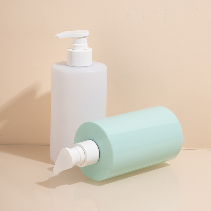 350ml cylindrical washing bottle PET daily chemical products packaging material shampoo bottle shower gel lotion bottle