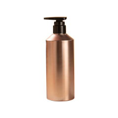 Transparent PET push bottle 300/460/800ml cleaning packaging material shampoo shower gel bottle