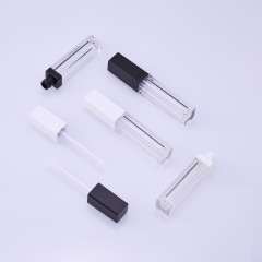 Frosted square lip gloss tube wholesale lip glaze bottle lip gloss tube empty tube packaging material sub-bottle capacity 7ml