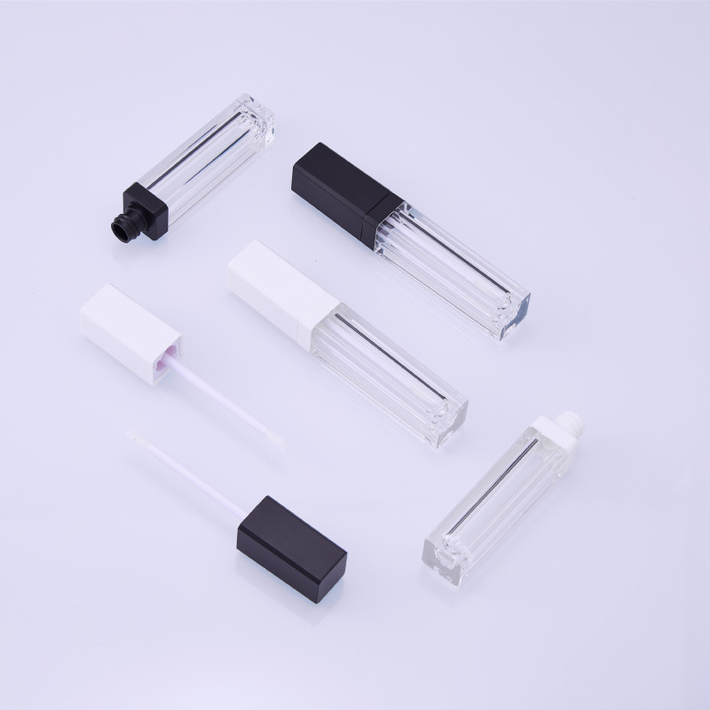 Frosted square lip gloss tube wholesale lip glaze bottle lip gloss tube empty tube packaging material sub-bottle capacity 7ml