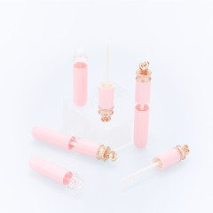 Lip glaze tube empty tube pink love lip gloss empty tube empty bottle DIY lip gloss sub-bottle lipstick tube empty tube capacity 5ml