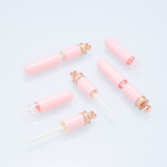 Lip glaze tube empty tube pink love lip gloss empty tube empty bottle DIY lip gloss sub-bottle lipstick tube empty tube capacity 5ml