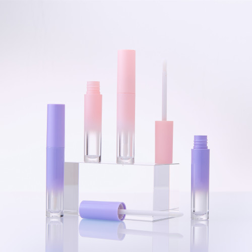 5ml lip glaze empty tube gradient purple pink lip gloss tube lipstick tube packaging material lip gloss sub-bottle