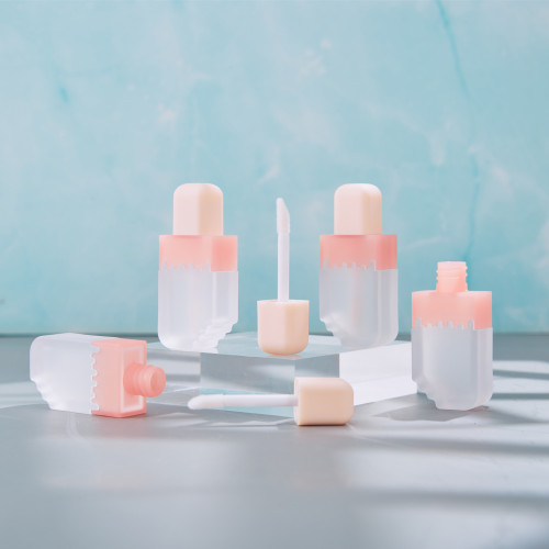 Ice cream lip glaze tube DIY lipstick empty tube injection transparent lip gloss tube cosmetic tube