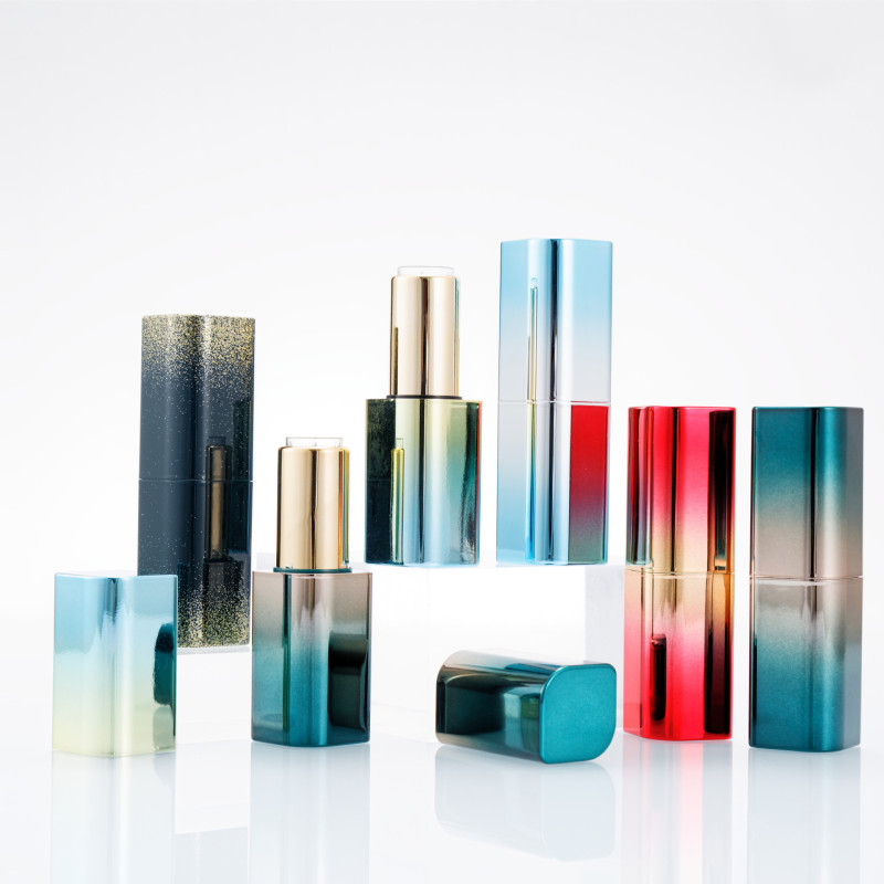 Hanako magnetic buckle lipstick tube packaging material magnetic suction lipstick tube can be fixed pattern DIY lipstick tube empty tube wholesale