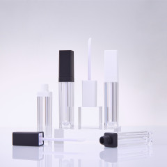 Frosted square lip gloss tube wholesale lip glaze bottle lip gloss tube empty tube packaging material sub-bottle capacity 7ml