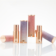 Round lipstick tube empty tube red velvet lambskin lipstick tube DIY homemade lipstick lipstick tube